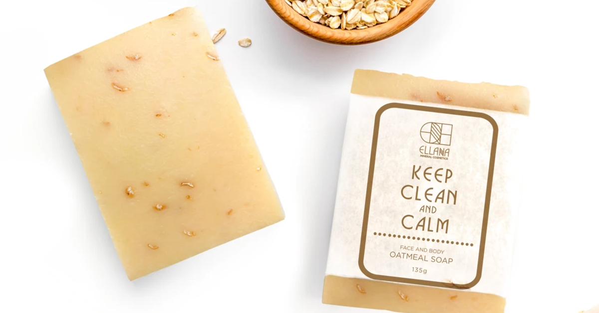 Keep Clean and Calm Oatmeal Soap 1pc - Ellana Cosmetics