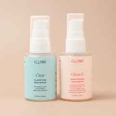 Serum Duo: Clear Clarifying Skin Serum x Glass C Skin+ Brightening Serum