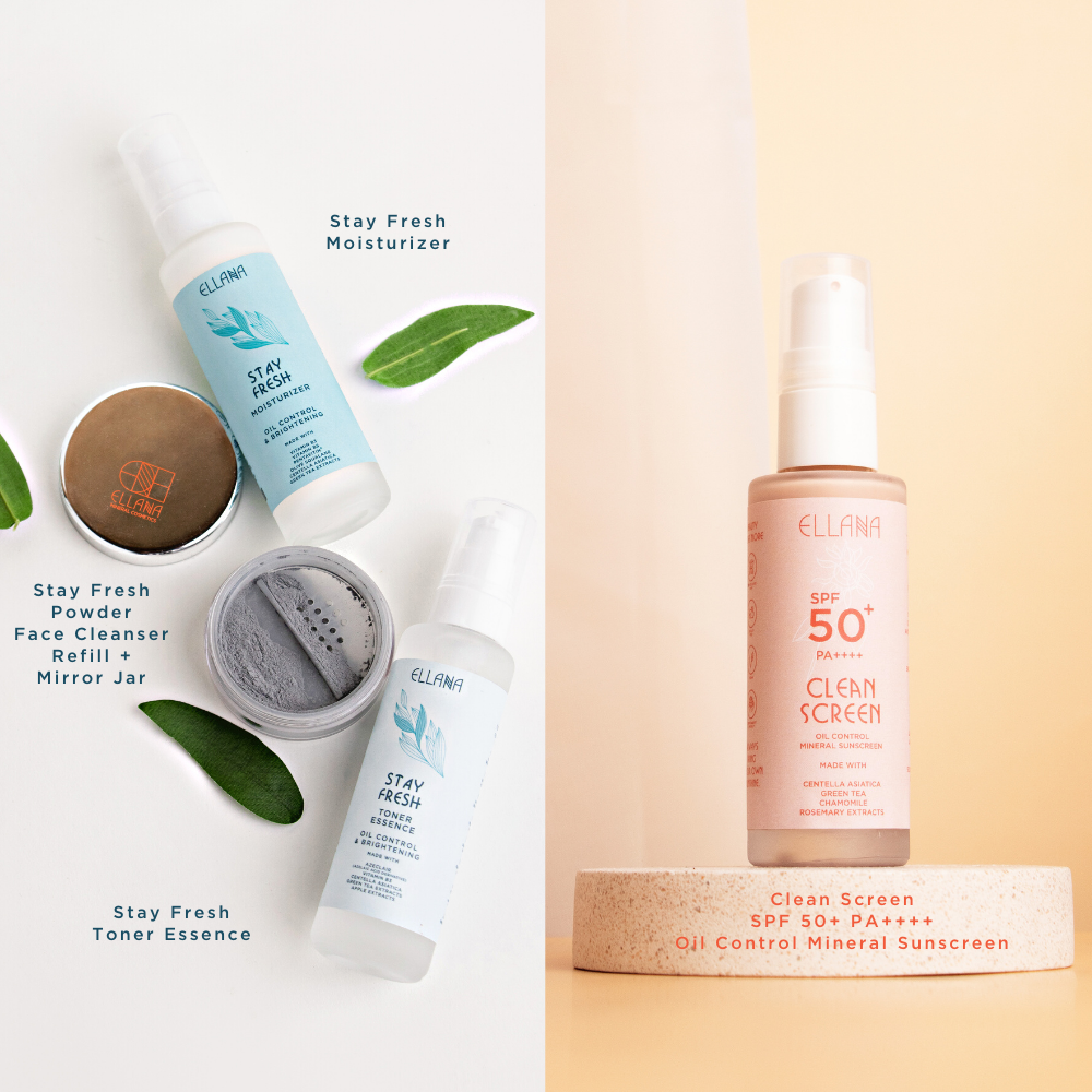 Stay Fresh Everyday Skincare + Clean Screen SPF for Oily-Combination Skin