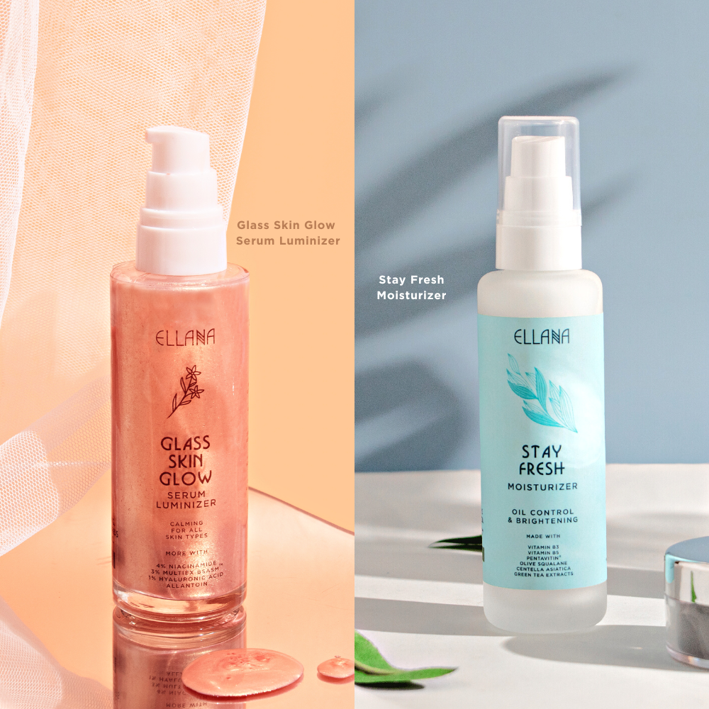 Glass Skin Glow Perfect Skin Duos: Glass Skin Glow Serum Luminizer + Stay Fresh Moisturizer